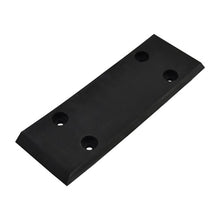 Rubber underlay 105 x 260 x 15 mm ( W x L x H), Shore hardness