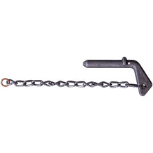 Socket pin 16 × 70 mm, with chain, raw steel