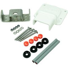 Door lock BDL, white, horizontal, mounting kit, padlock