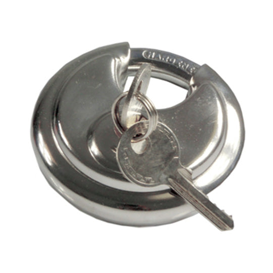 Skivlås 50-34 A med samma nyckel, rostfritt stål