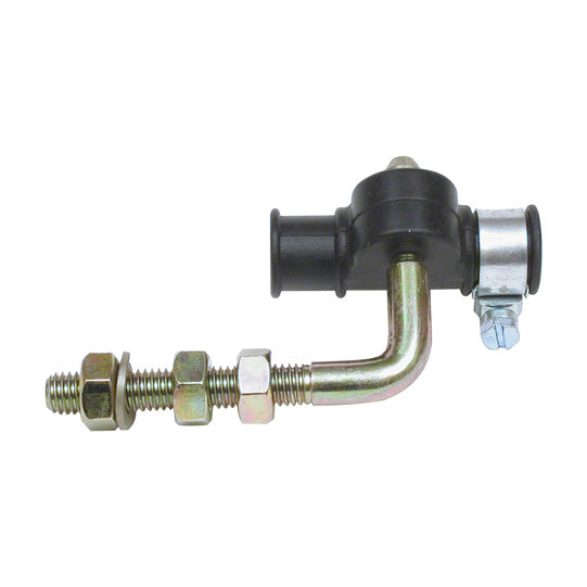 Linkage f. air suspension valve, attachment to axle beam