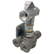 Quick-release valve w/ two-way valve, 4 parallel connections