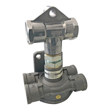 Quick-release valve w/ two-way valve, 4 parallel connections