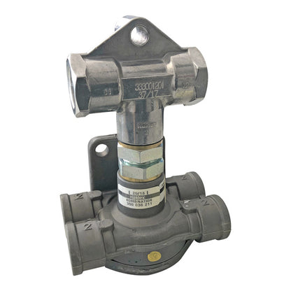 Quick-release valve w/ two-way valve, 4 parallel connections
