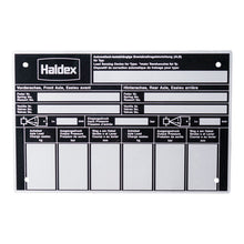Type plate for mechanical ALB controller