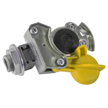 Protect-O coupling head, yellow (brake), w/ filter, M16 x 1.5