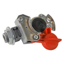 Protect-O coupling head, red (stock), w/ filter, M16 x 1.5