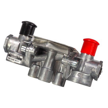 Dubbelutlösningsventil, manuell, M16 × 1,5, med nödbromsfunktion