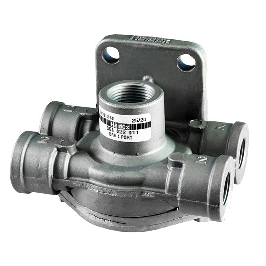 Quick-release valve with 4 parallel connections