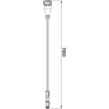 EBS GEN4 AUX connection cable, 7 m, bayonet, f. COLAS/ILAS, DIN