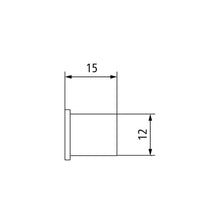 Support sleeve for plastic pipe 15 x 1.5