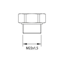 Plug M22 x 1.5
