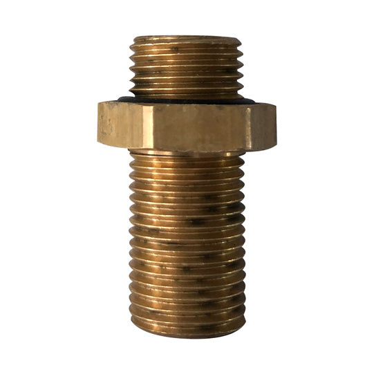 Bulkhead connector, M16 x 1.5/M16 x 1.5, thread length 24 mm