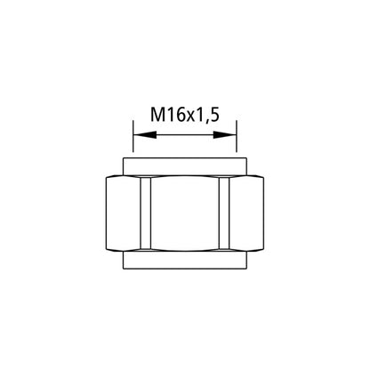 Threaded sleeve M16 x 1.5