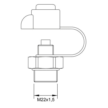 Test connection M22 x 1.5