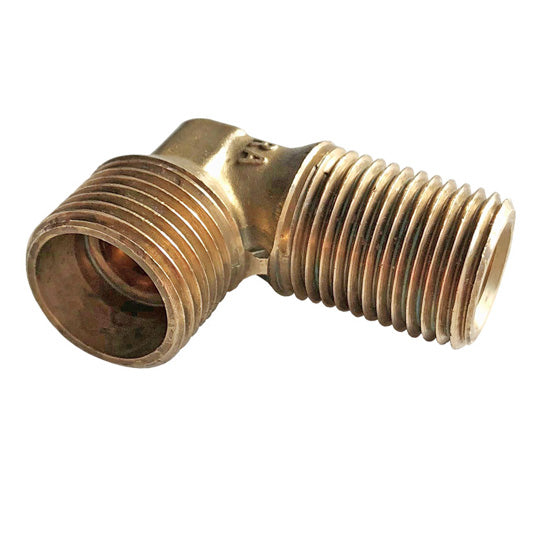Angled bulkhead connector with cone M16 x 1.5, M18 x 1.5