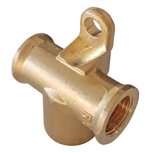 T-piece with mounting bracket 3 x M16 x 1.5