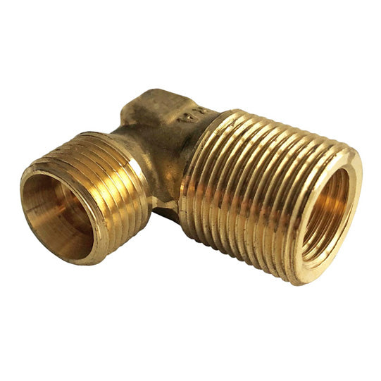 90° bulkhead connector with cone