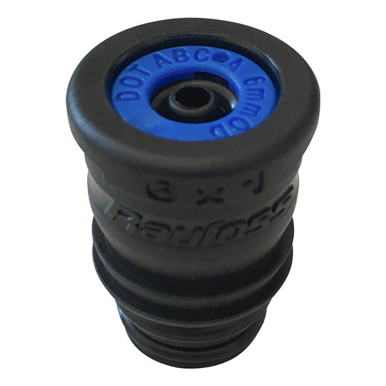 ABC connector, threadless, small, 6 × 1.0