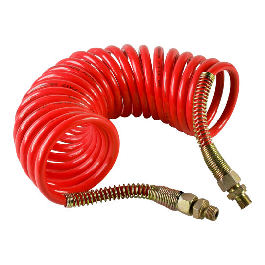 Air coil, red, 5000 mm, M18 x 1.5/M16 x 1.5
