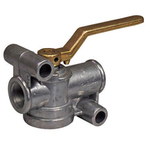 Stopcock with vent, 180° rotatable, M22 x 1.5