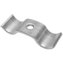 Fastening clamp for 2 cables