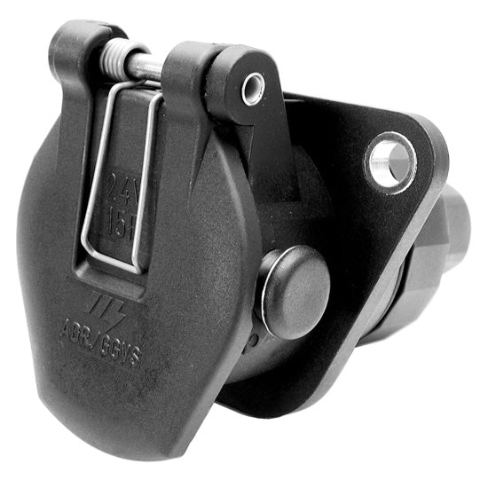 ABS socket outlet 7-pin, 24 V, to ISO 7638