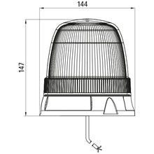 FABRILcar® Beacon LED 42-440, 12/24 V, open end, 0.3 m, high