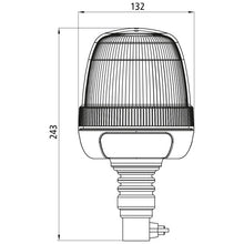 FABRILcar® Beacon LED 42-440, 12/24V, DIN connection, high/flex