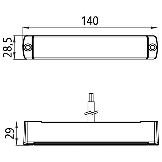 FABRILcar® combination rearlight LED Minifab, 12/24 V, li=re, N