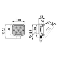FABRILcar® WorkFAB II LED 2000, 12/24 V,1.5 m,2000 lm,Superseal