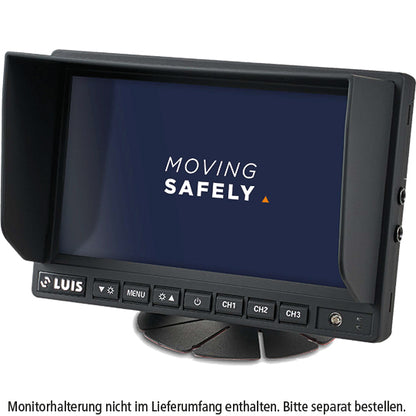 LUIS 7" Professional HD monitor, 1024 × 600 pixels