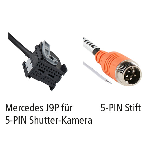 LUIS adapter Mercedes J9P for 5-PIN shutter camera