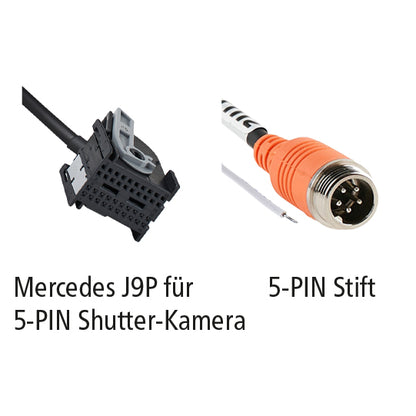 LUIS adapter Mercedes J9P for 5-PIN shutter camera