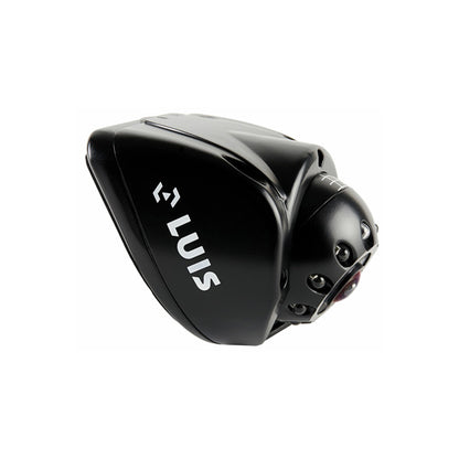 LUIS side camera TD150, horizontal 135° view, black aluminium