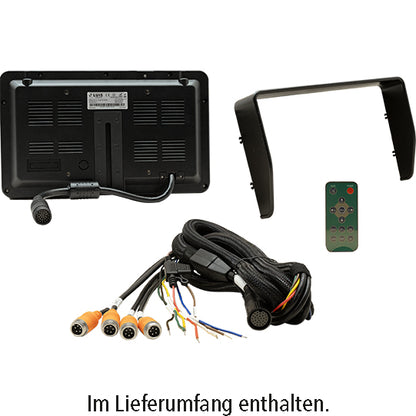 LUIS 10" quad touch monitor HD, resolution 1024x600 pixels