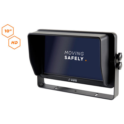 LUIS 10" quad touch monitor HD, resolution 1024x600 pixels