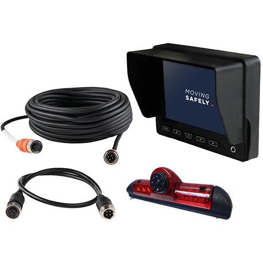 LUIS camera system 5" with brake light camera, 5" monitor