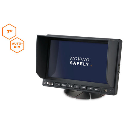LUIS 7" Monitor Professional, Car Dim w/out bracket
