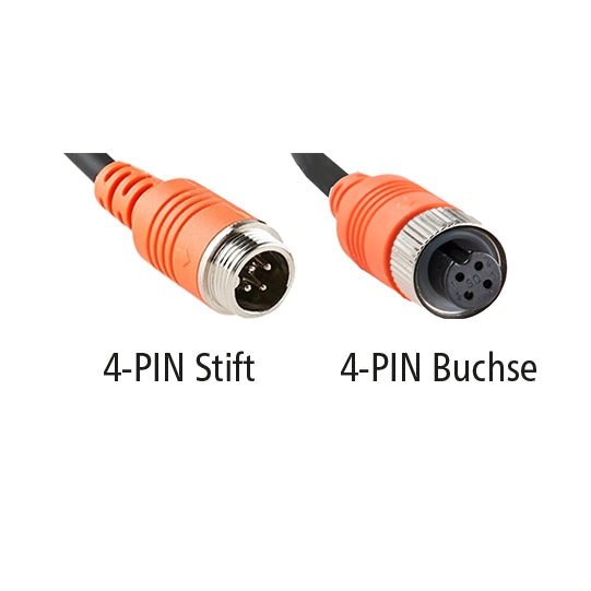 LUIS camera cable, length 20 m, 4-PIN DIN standard