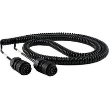 LUIS coiled cable for towing vehicle/trailer connection