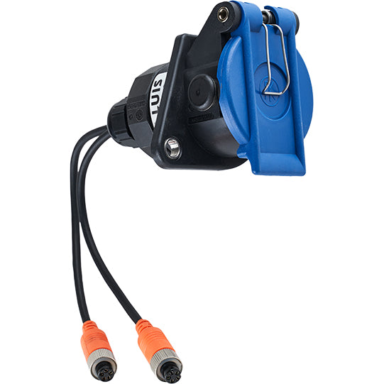 LUIS ABS socket Truck, connection cable 2x5-pin (socket) f. cam