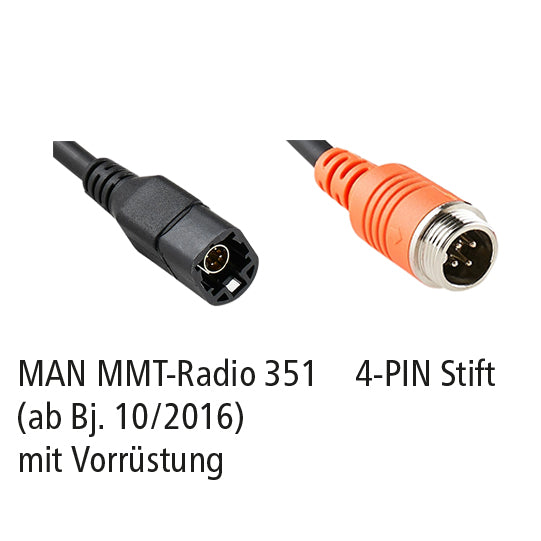 LUIS adapter for MAN MMT radio 351 from 10/2016