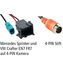 LUIS adapter Merc.Sprint. EN7 FR7+VW Crafter a. LUIS 4-PIN Cam.