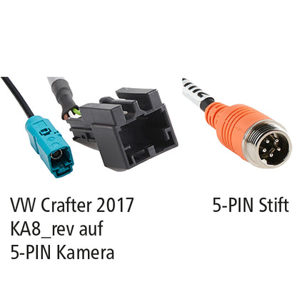 LUIS adapter VW Crafter 2017 KA8_rev to LUIS 5-PIN camera