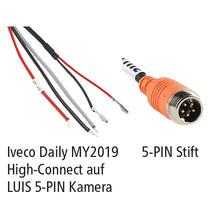 LUIS adapter Iveco Daily MY2019 High-Connect to 5-PIN camera