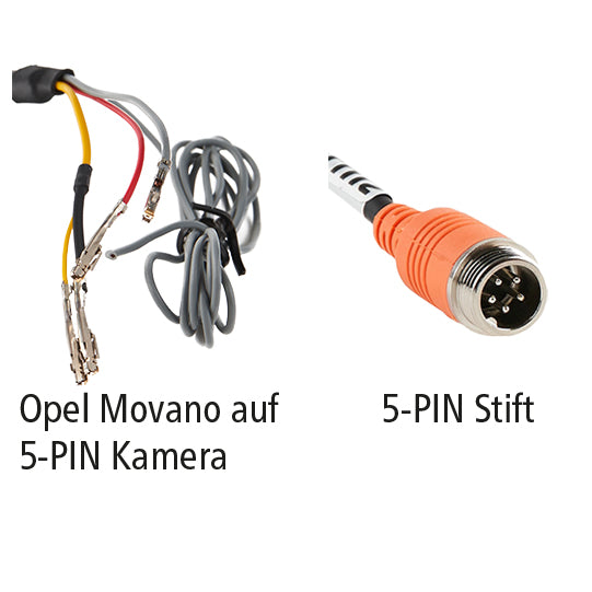 LUIS adapter, Opel Movano + Renault Master to 5-PIN cameras