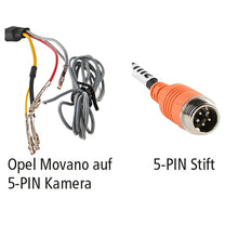 LUIS adapter, Opel Movano + Renault Master to 5-PIN cameras
