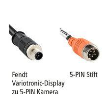 LUIS adapter Fendt Variotronic display to LUIS 5-PIN camera