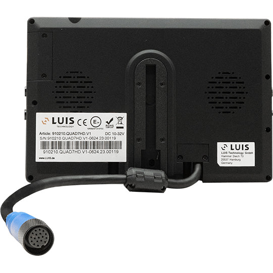 LUIS 7" HD Quad Monitor Professional